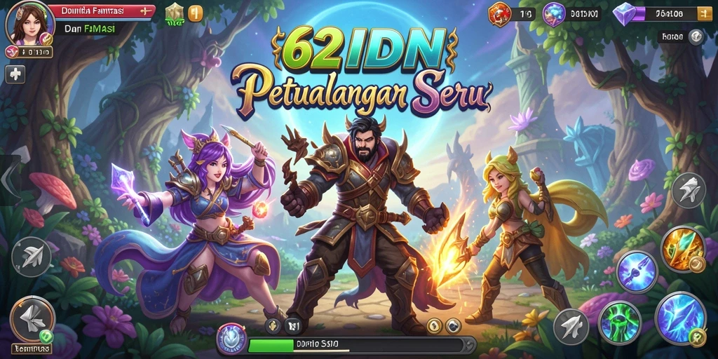 Tangkapan layar dari gameplay seru di 62IDN.