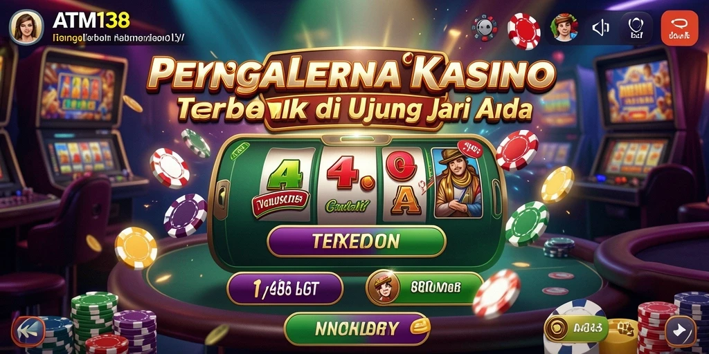 Screenshot utama ATM138 menampilkan gameplay kasino yang mendebarkan.