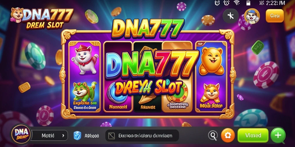 Tampilan menarik dari gameplay Slot di DNA777.