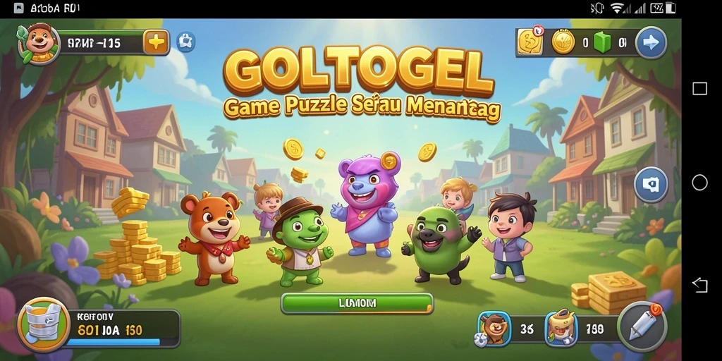 Tampilan gameplay GOLTOGEL yang menarik dan penuh tantangan.