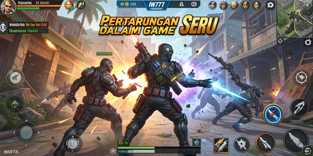 Tampilan gameplay IW777 yang penuh aksi dan visual yang memukau.