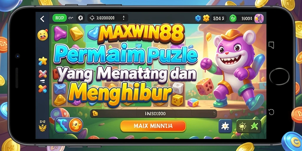 Tampilan gameplay seru dari MAXWIN88 dengan berbagai tantangan Puzzle.