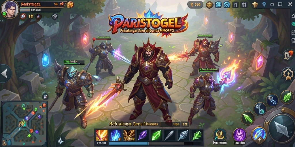 Tampilan gameplay seru dalam game MMORPG PARISTOGEL.