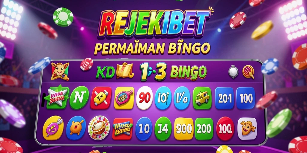 Tampilan gameplay seru dalam REJEKIBET yang menampilkan permainan Bingo.