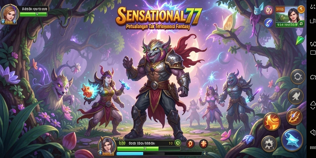 Tampilan gameplay menakjubkan di dunia petualangan SENSATIONAL77.