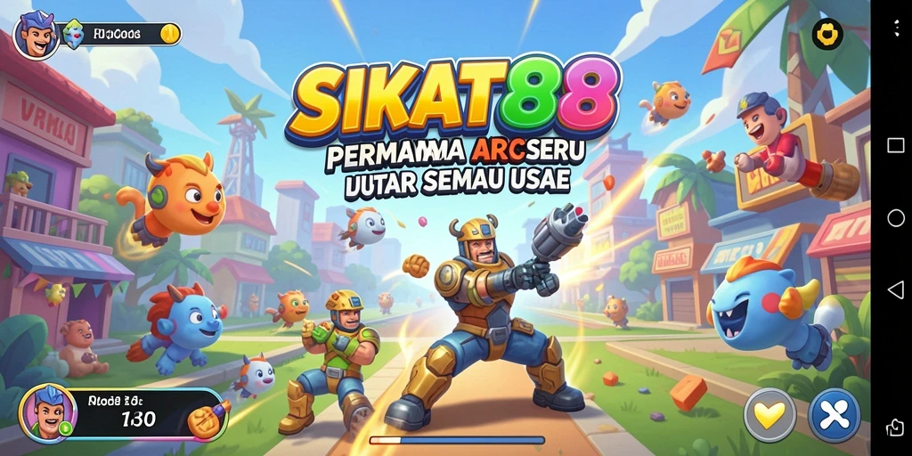 Tampilan gameplay SIKAT88 yang menarik dan penuh warna.