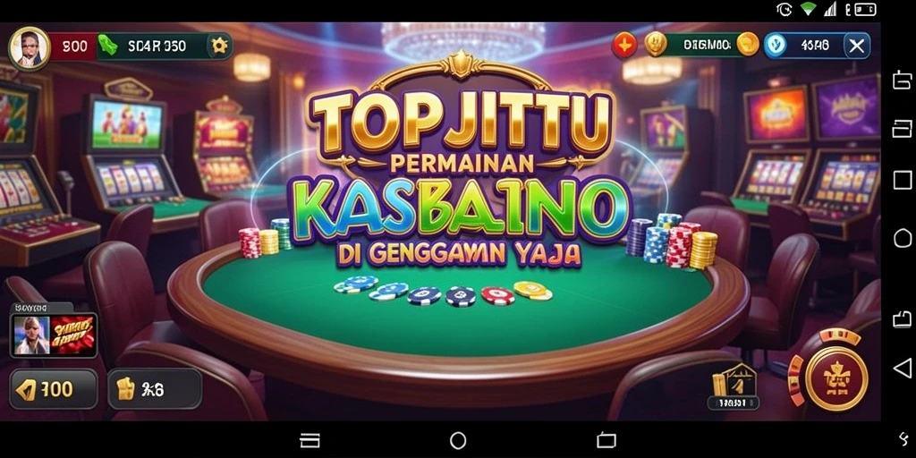 Screenshot utama gameplay Kasino TOPJITU yang menampilkan keseruan permainan.