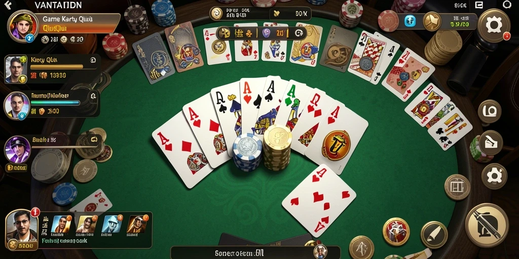 Tampilan gameplay VANTAIDN yang seru saat bermain QiuQiu.
