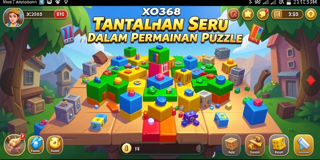 Tampilan gameplay dari XO368 yang penuh warna dan menarik.